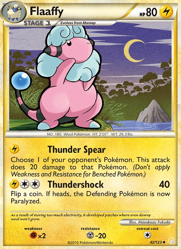 Flaaffy, HeartGold & SoulSilver 042/123