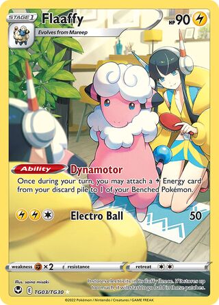 Flaaffy, Silver Tempest Trainer Gallery TG03/30