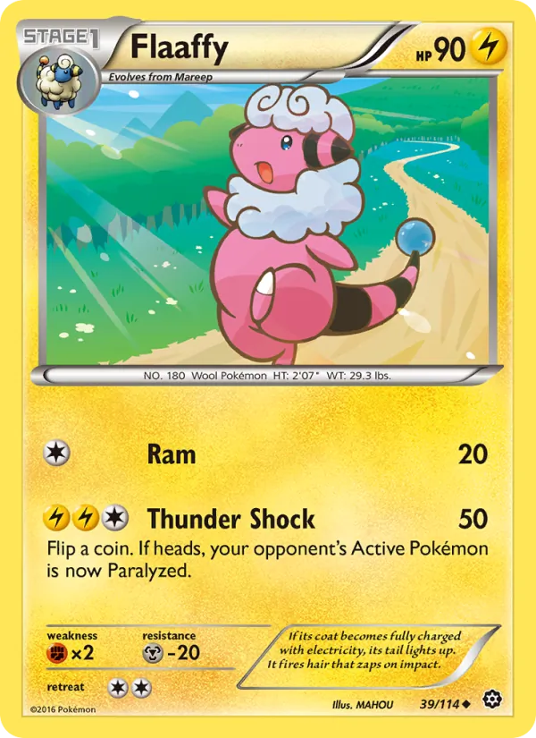Flaaffy, Steam Siege 039/114