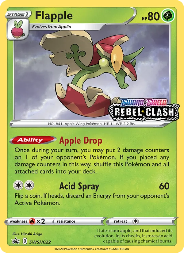 Flapple, SWSH Black Star Promos SWSH022/307
