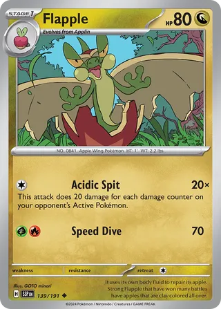 Flapple, Surging Sparks 139/191