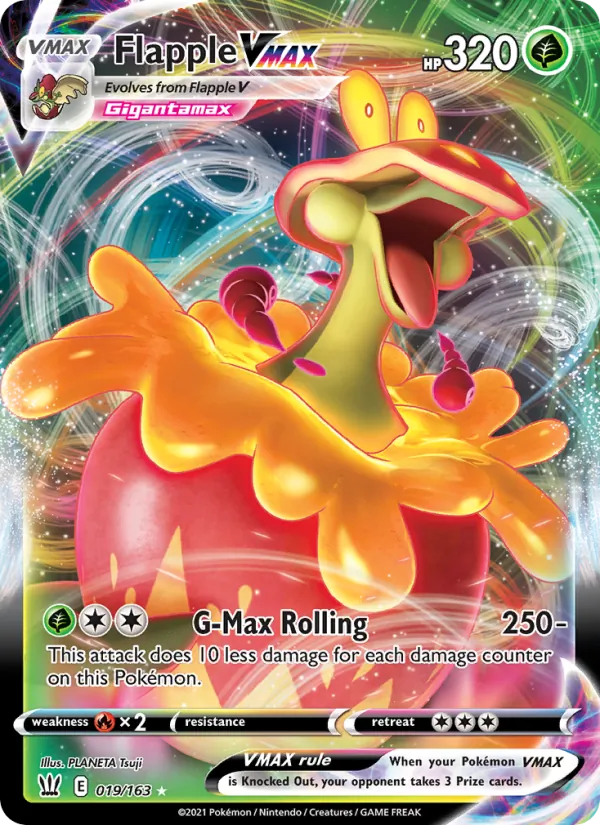 Flapple VMAX, Battle Styles 019/163