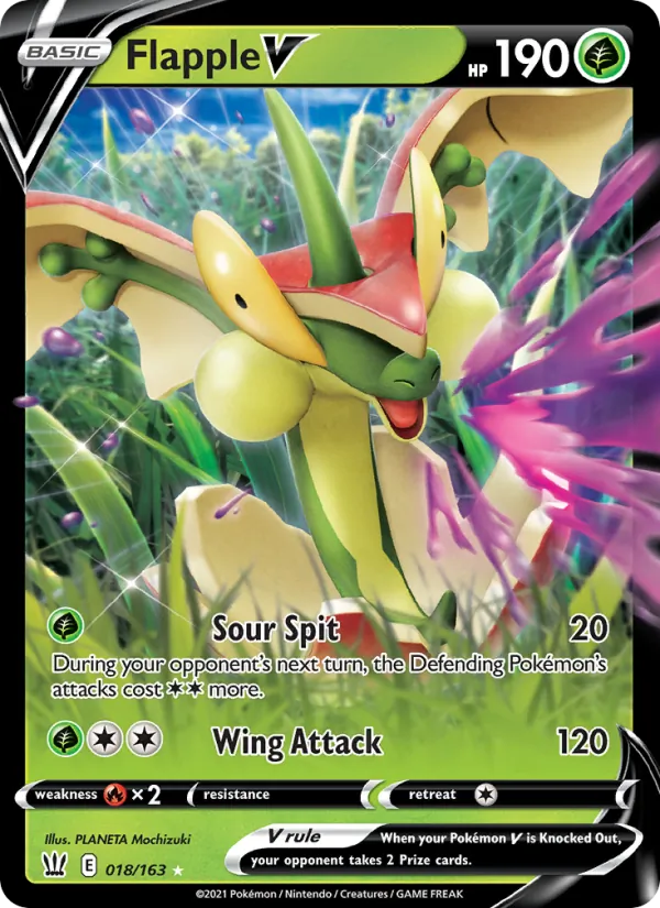 Flapple V, Battle Styles 018/163