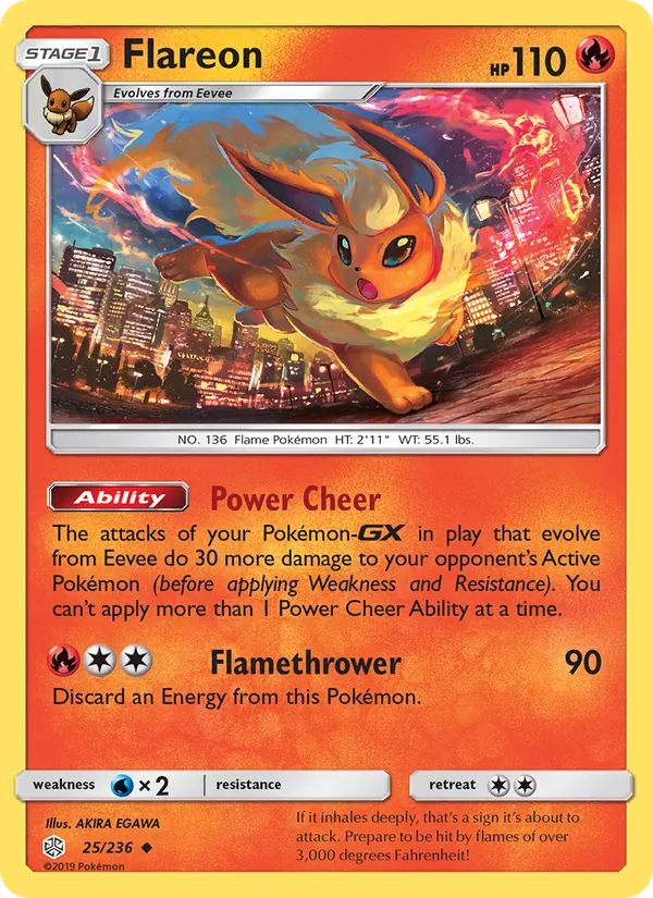 Flareon, Cosmic Eclipse 025/236