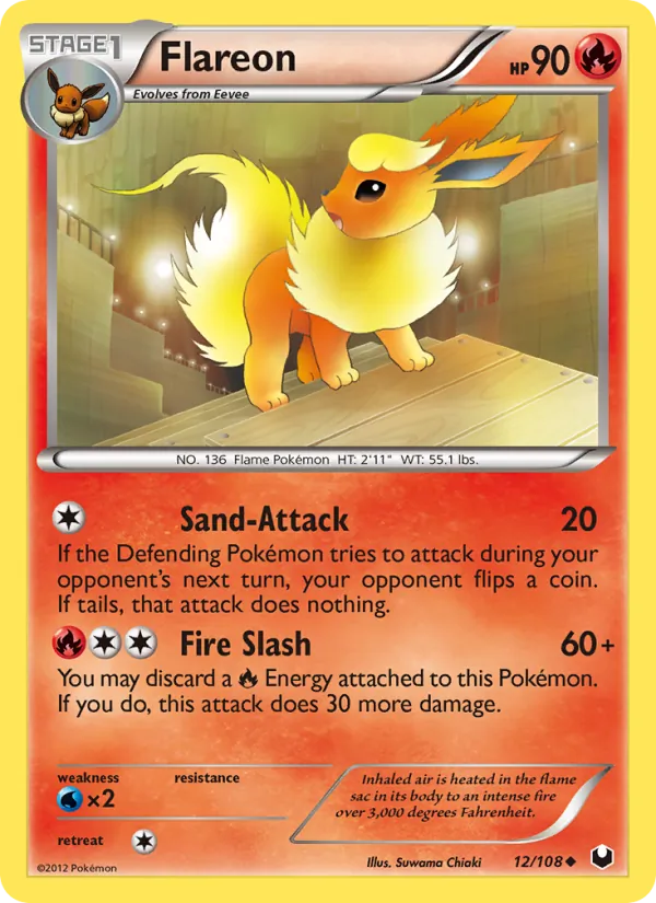 Flareon, Dark Explorers 012/108