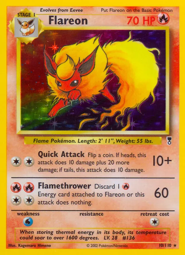 Flareon, Legendary Collection 010/110