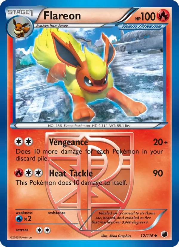 Flareon, Plasma Freeze 012/116