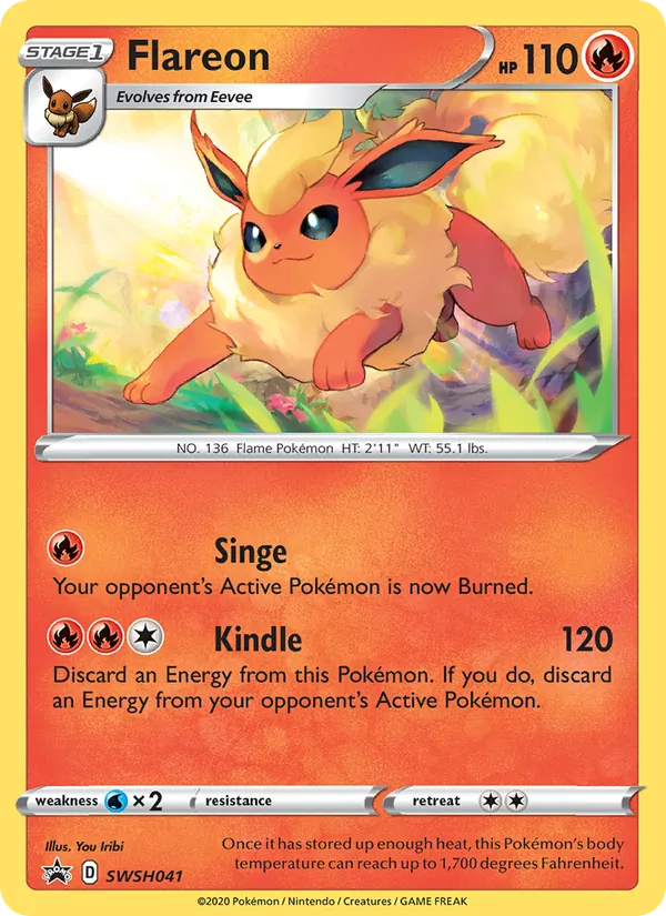 Flareon, SWSH Black Star Promos SWSH041/307