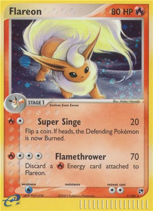 Flareon, Sandstorm 005/100