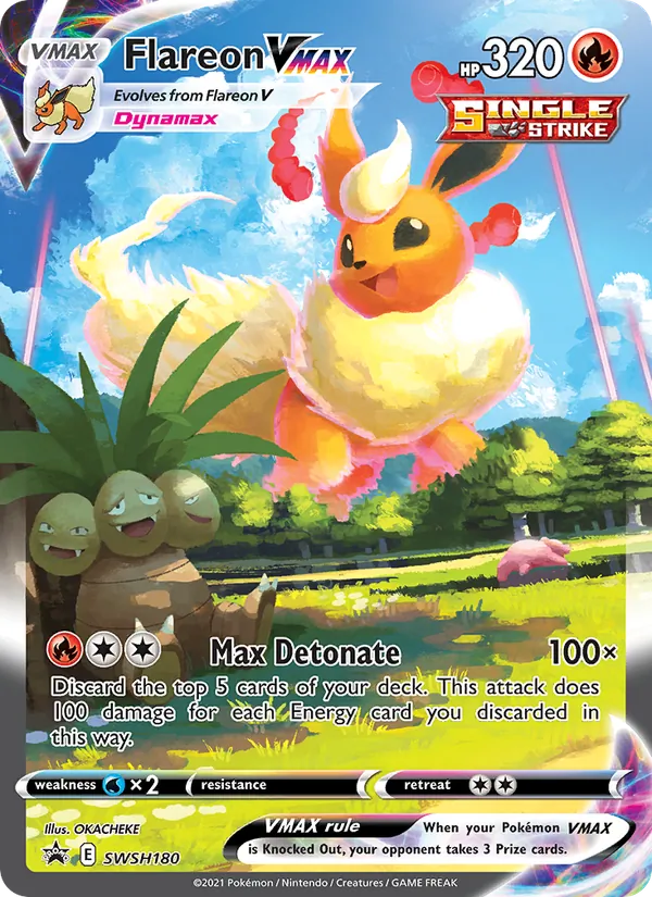 Flareon VMAX, SWSH Black Star Promos SWSH180/307