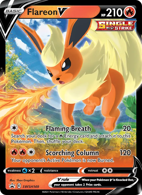 Flareon V, SWSH Black Star Promos SWSH149/307