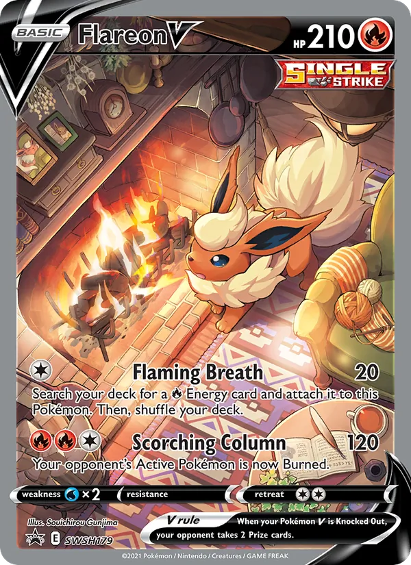 Flareon V, SWSH Black Star Promos SWSH179/307