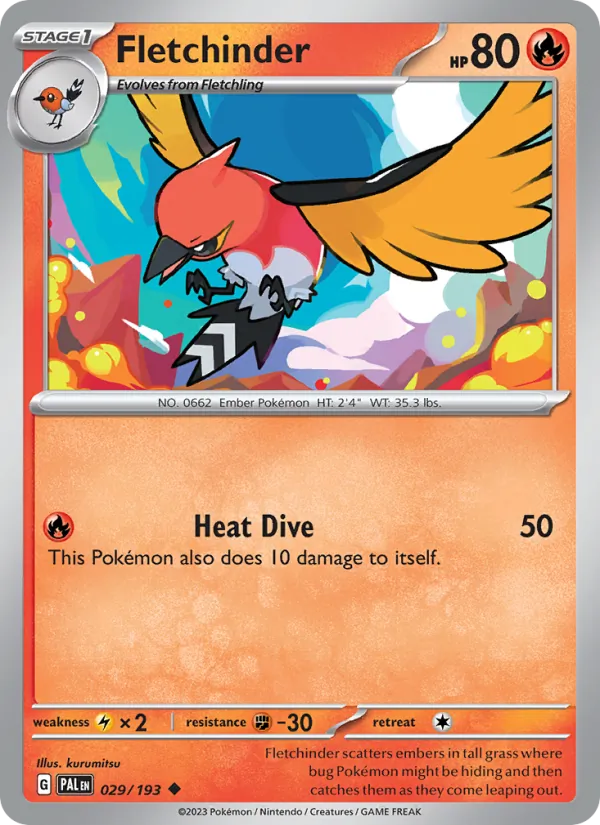 Fletchinder, Paldea Evolved 029/193