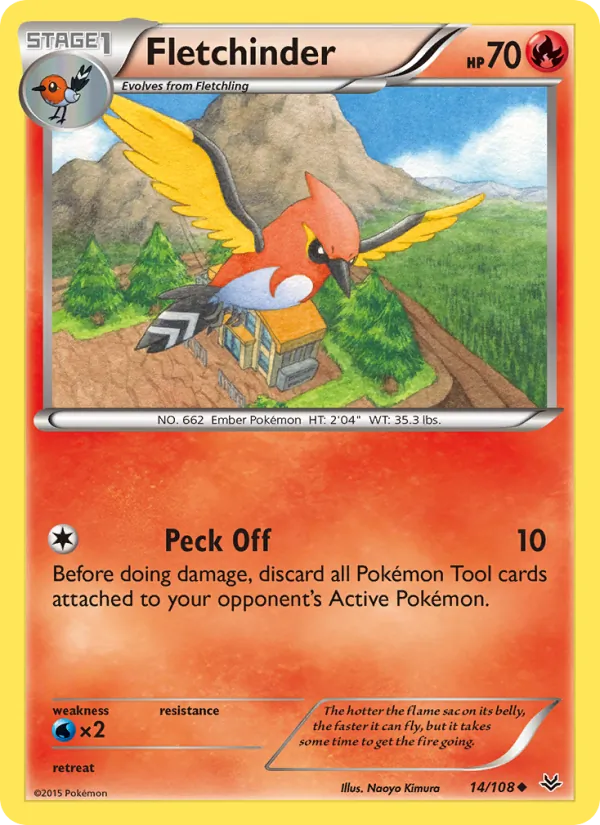 Fletchinder, Roaring Skies 014/108