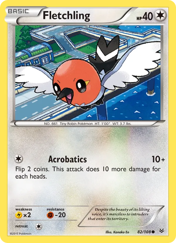 Fletchling, Roaring Skies 082/108