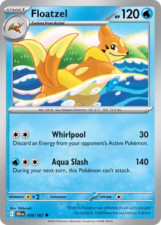 Floatzel, Destined Rivals 058/182