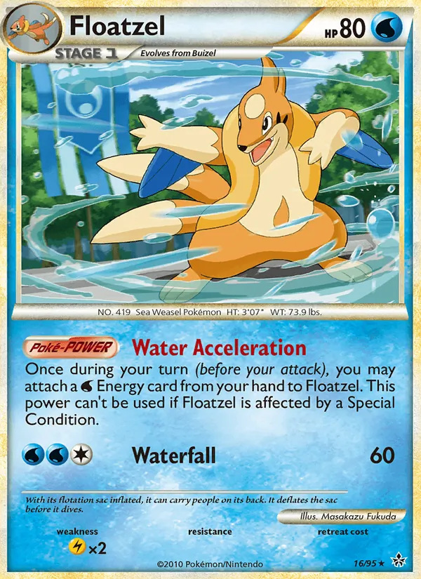 Floatzel, Unleashed 016/095
