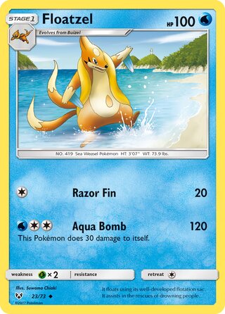 Floatzel, Shining Legends 023/073