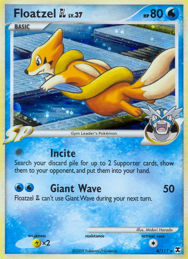 Floatzel GL, Rising Rivals 004/111