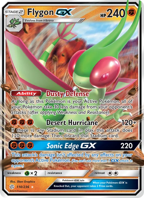 Flygon GX, Cosmic Eclipse 110/236