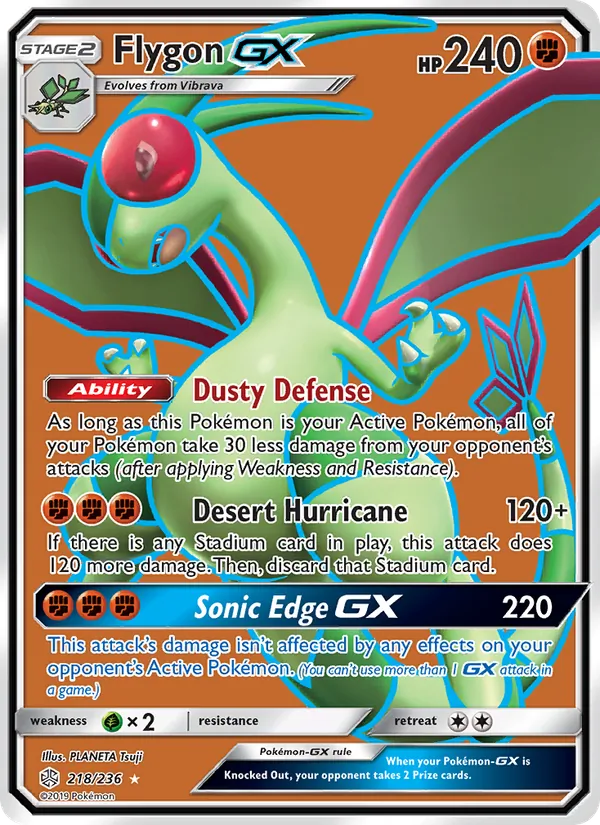 Flygon GX, Cosmic Eclipse 218/236