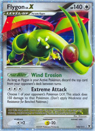 Flygon LV.X, WC Deck 2009 (Stallgon) 105/111