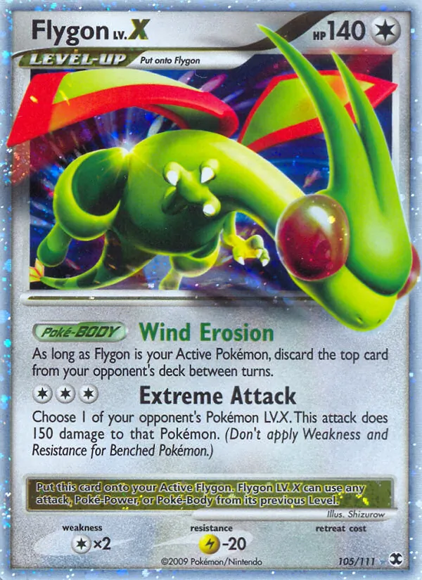 Flygon LV.X, Rising Rivals 105/111