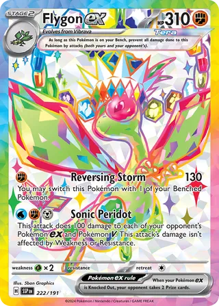 Flygon EX, Surging Sparks 222/191