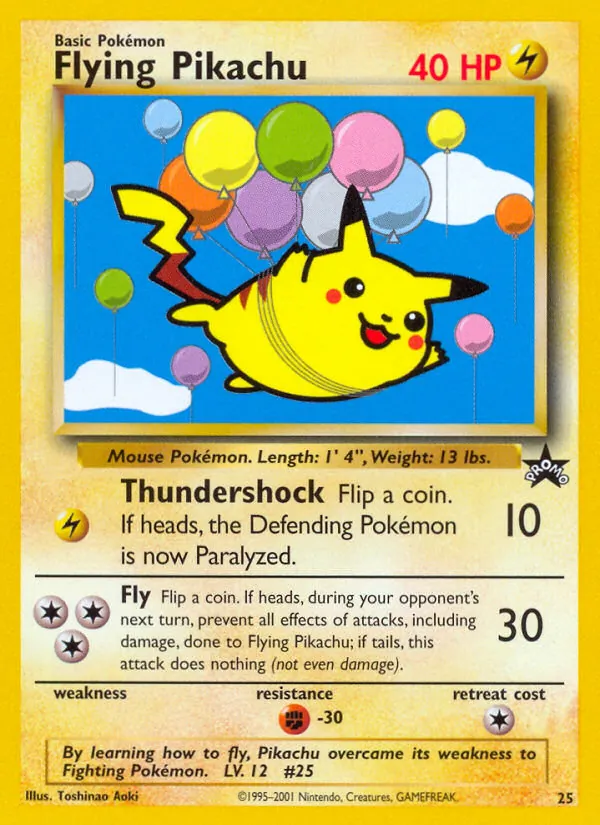 Flying Pikachu, Wizards of the Coast Promos 025/053