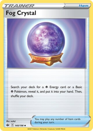 Fog Crystal, Play! Pokémon Prize Pack Series One 140/198