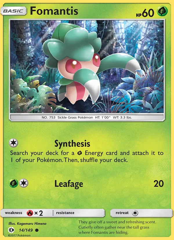 Fomantis, Sun & Moon 014/149