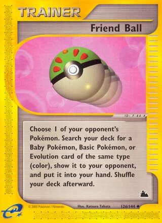 Friend Ball, WC Deck 2004 (Blaziken Tech) 126/144