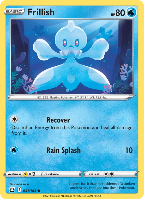 Frillish, Battle Styles 041/163