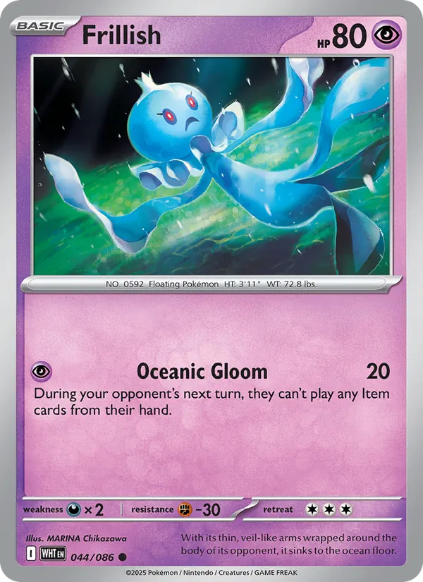 Frillish, White Flare 044/086
