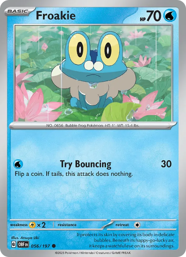 Froakie, Obsidian Flames 056/197