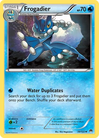 Frogadier, WC Deck 2016 (Ninja Blitz) 039/122