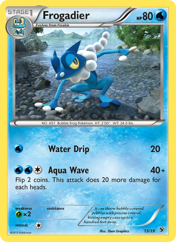 Frogadier, Kalos Starter Set 013/039