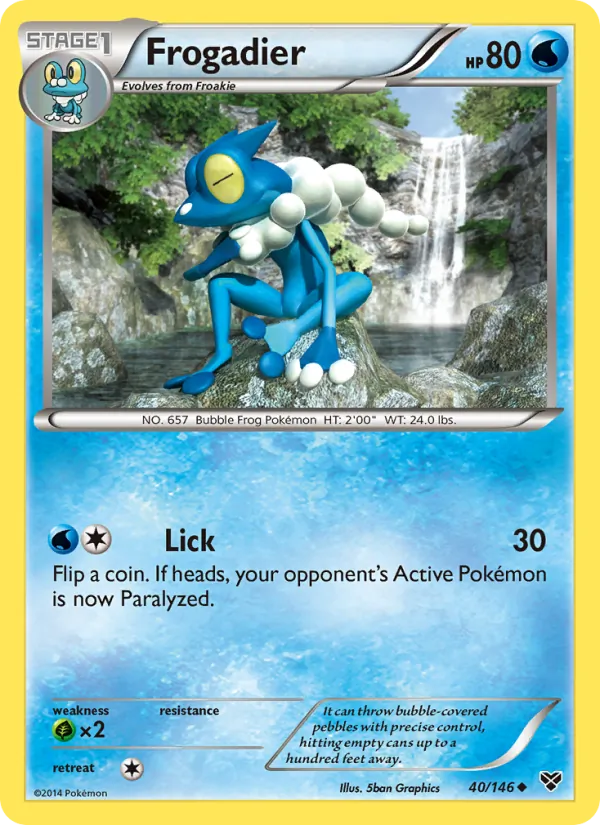 Frogadier, XY 040/146