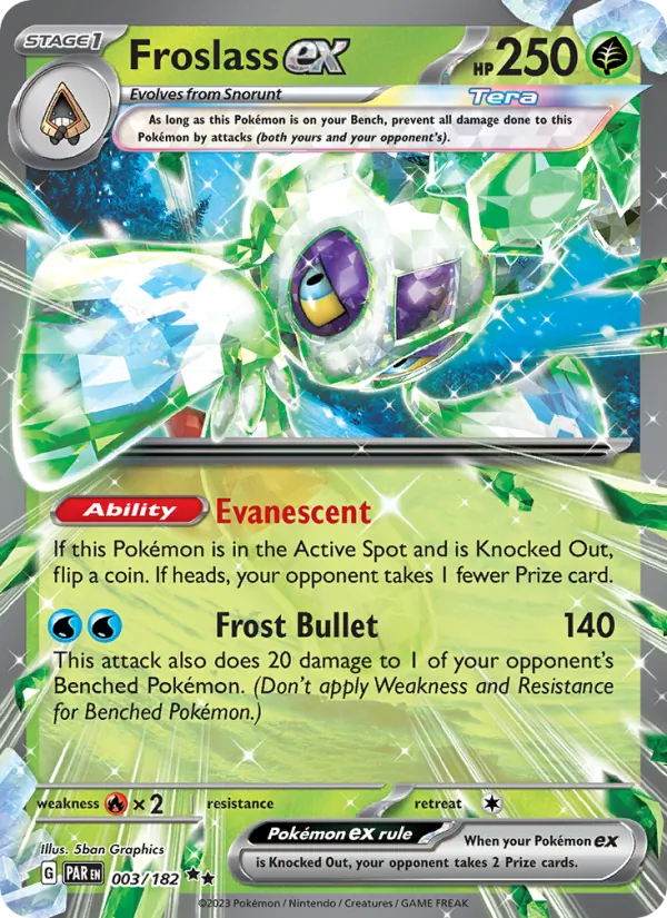 Froslass EX, Paradox Rift 003/182