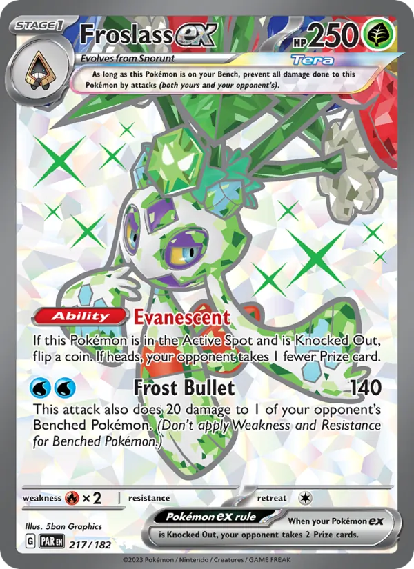 Froslass EX, Paradox Rift 217/182