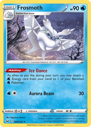 Frosmoth, Play! Pokémon Prize Pack Series One 064/202