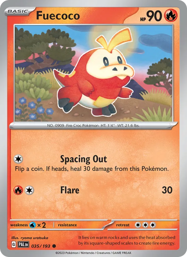 Fuecoco, Paldea Evolved 035/193