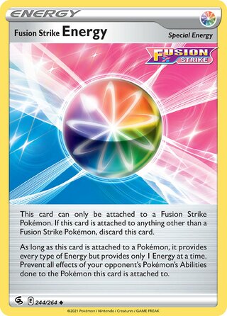Fusion Strike Energy, WC Deck 2022 (The Shape of Mew) 244/264