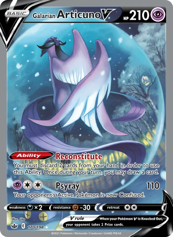Galarian Articuno V, Chilling Reign 170/198