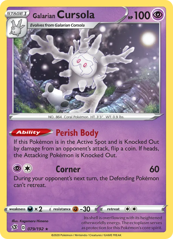 Galarian Cursola, Rebel Clash 079/192