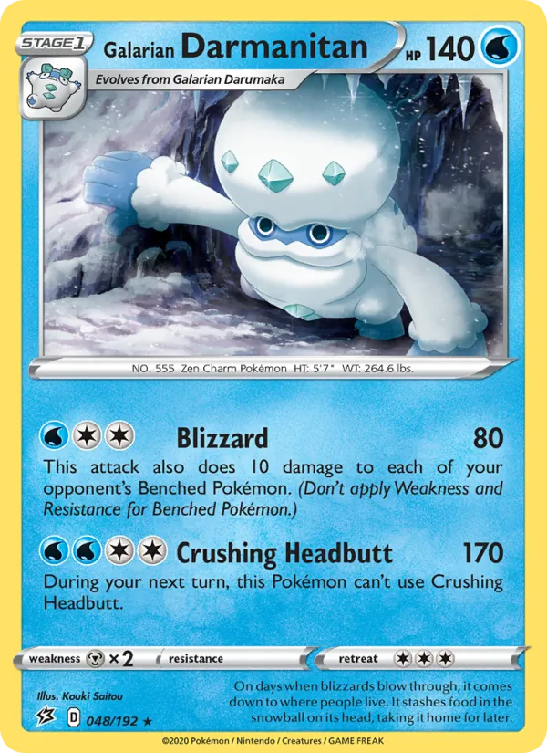 Galarian Darmanitan, Rebel Clash 048/192