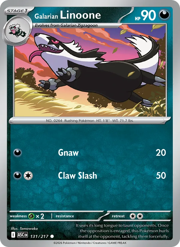 Galarian Linoone, Ascended Heroes 131/217