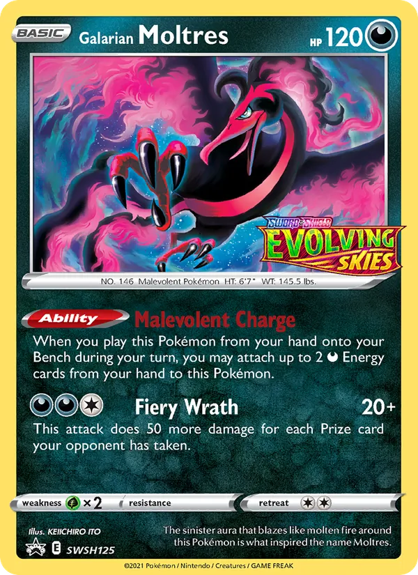 Galarian Moltres, SWSH Black Star Promos SWSH125/307