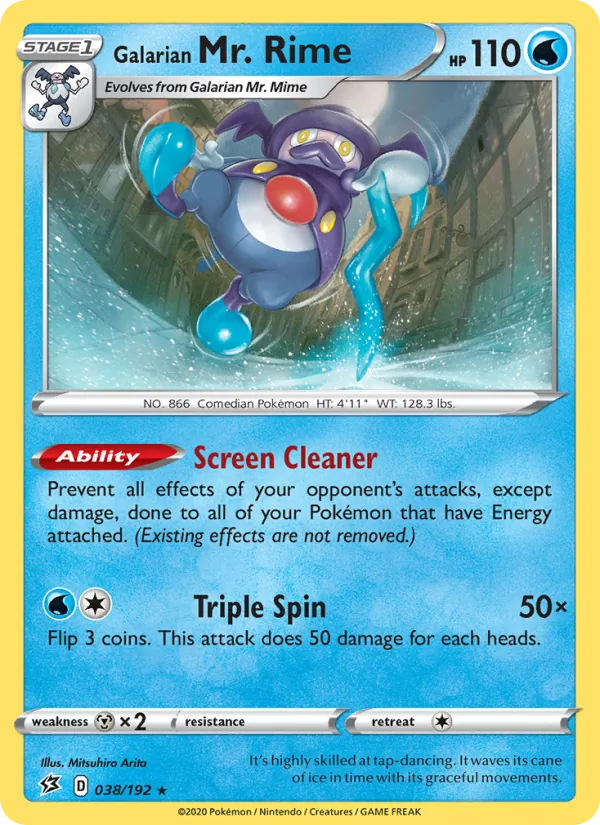 Galarian Mr. Rime, Rebel Clash 038/192