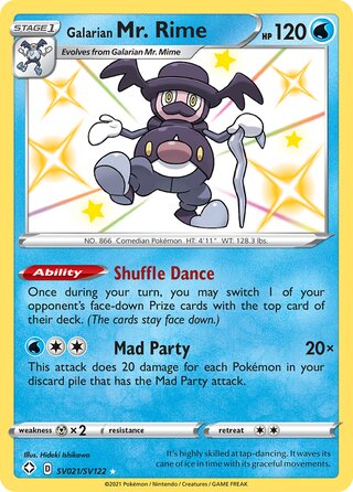 Galarian Mr. Rime, Shining Fates SV021/SV122